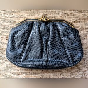 Vintage JUDITH LEIBER Lizard Clutch Bag